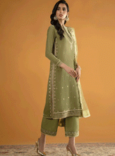 Meraki By Seran Embroidered Velvet Unstitched 3 Piece Suit - SE23MV 01 MASHQ